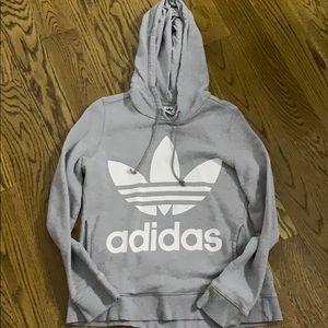Adidas Girls Grey Sweatshirt - Size 14